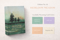 Heirloom Meadow Binder with Page Color Options, or a Surprise Me option if you can't decide, and a beautiful choice will be selected for you