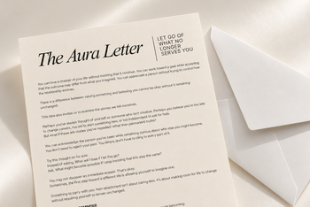 The Aura Letter by Working On My Aura x Coquihalla | Monthly Snail Mail Subscription