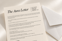 The Aura Letter by Working On My Aura x Coquihalla | Monthly Snail Mail Subscription