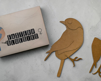 Torn Paper Art Craft Box