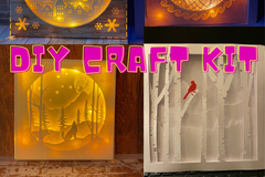 DIY Adult Craft Kit - Magical Shadowbox Home Decor