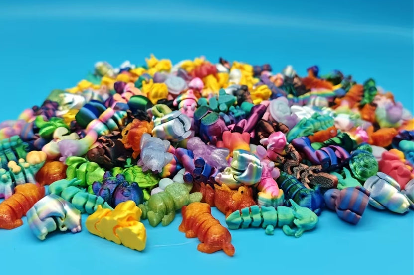 12 piece 3d figures
