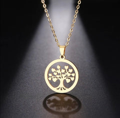 FAMILY TREE  ♡ Stainless Steel Necklace
