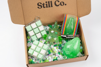 Subscription box for tween girls with squishy toys and other items to hep de-stress. The perfect gift. 