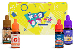 Enchanted Fragrance Oil subscription featuring 4 different 10ml dropper bottle fragrance oil scents delivered monthly.