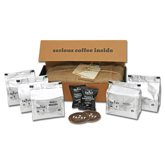 Tayst Coffee Pods | 240 ct. | Compostable & Biodegradable Keurig K-Cup compatible | Gourmet Coffee in Earth Friendly packaging