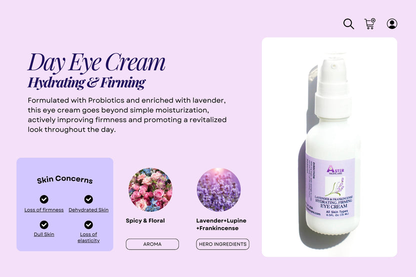 Lavender Eye Cream | Vegan & Organic Eye Moisturizer