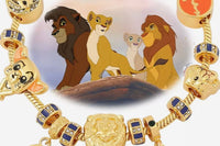 Vintage Lion King Charm Bracelet