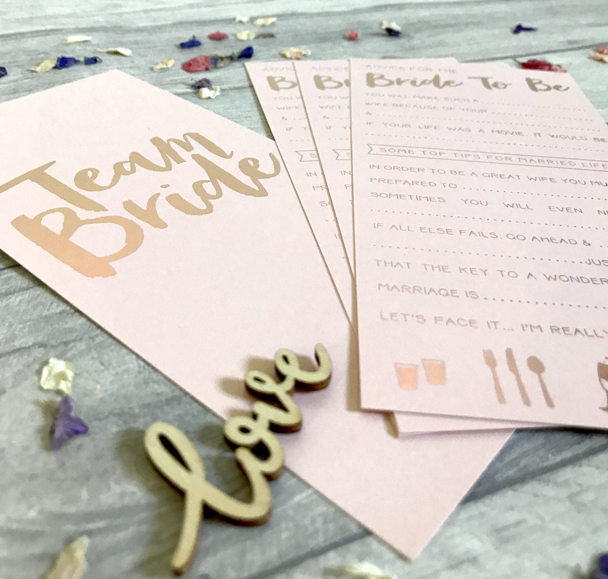 Hen Party Advice Cards