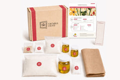 Garden Focaccia - DIY Artisan Bread Baking Kit by CrumbleCrate