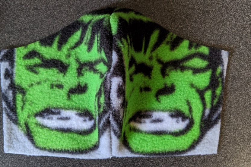 Hulk Fleece Face Mask
