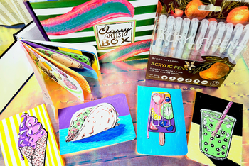 Art School Box by Classy Artist Box - A Middle and High School Homeschool Art Box