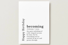 Birthday Greeting Card with Loose Leaf Tea by Aura Herbal Teas