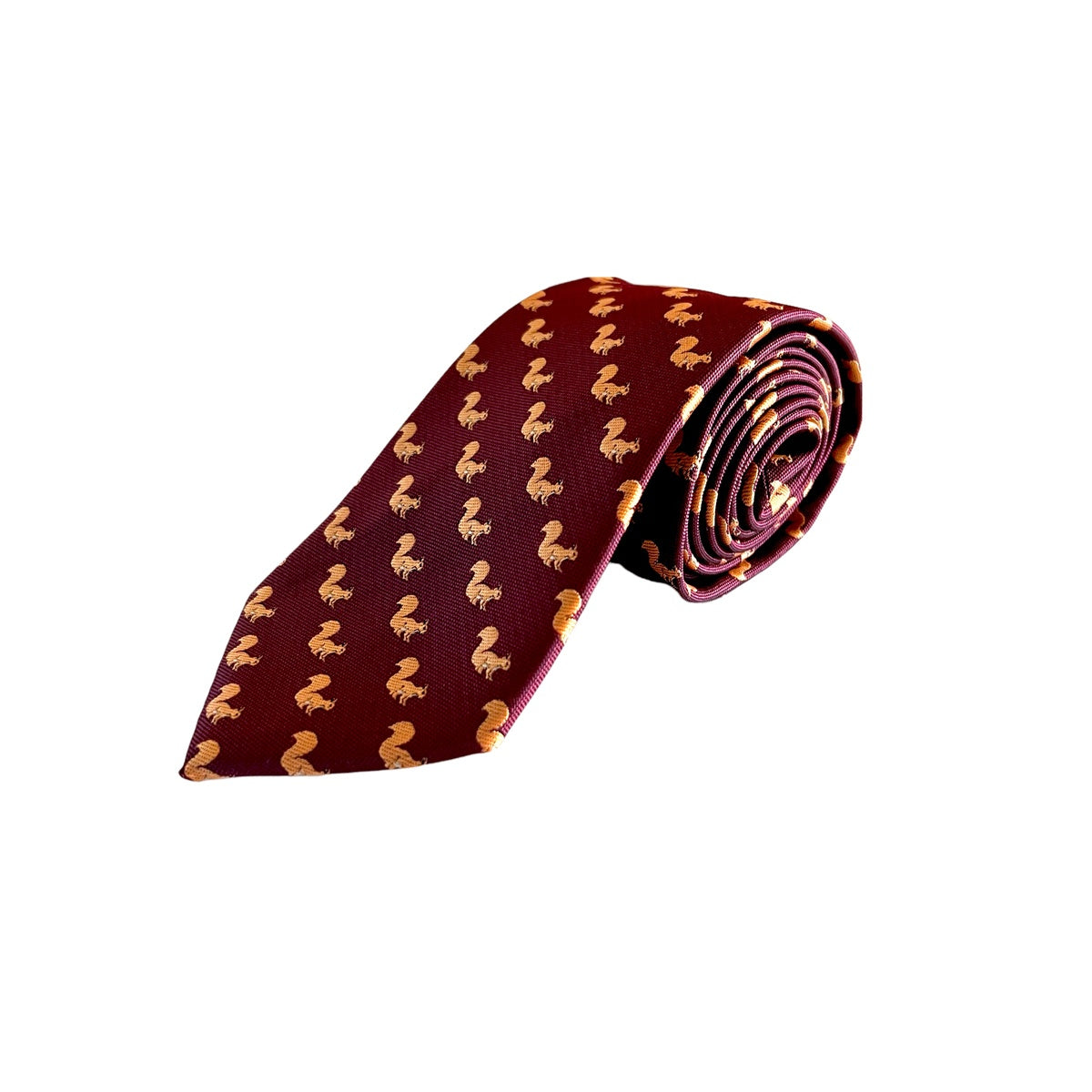 Golden Squirrels Tie