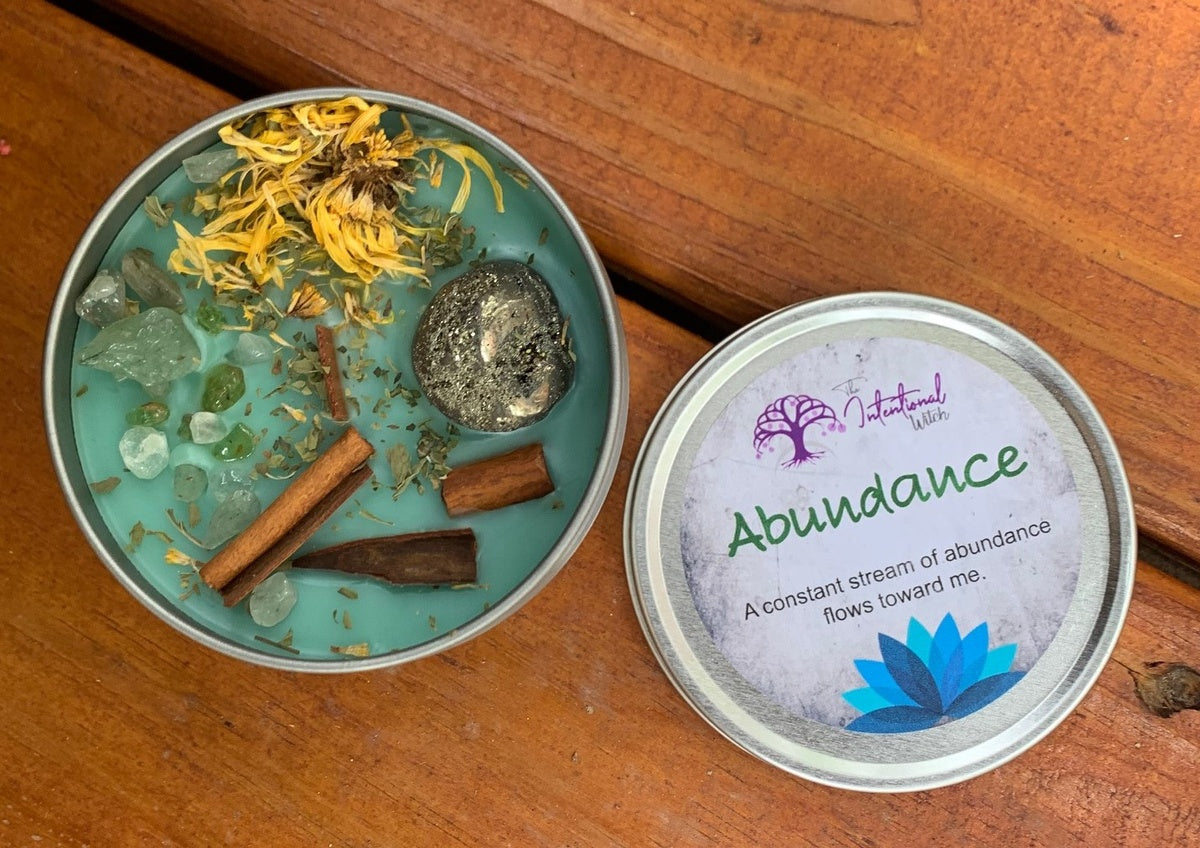 Abundance Intention Candle