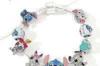 Vintage Lilo & Stitch Sweetheart Charm Bracelet, Adults & Kids Sizes