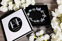 Vintage Lilo & Stitch Sweetheart Charm Bracelet, Adults & Kids Sizes