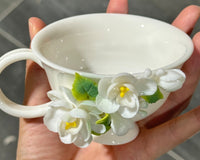 Dreamcloud Modern Floral Ceramic Tea and Coffee Set