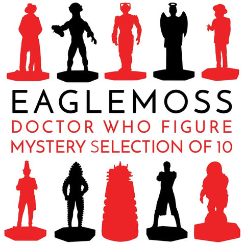Eaglemoss Doctor Who Figure Collection Mystery Selection of 10 Different + BONUS MAGAZINES