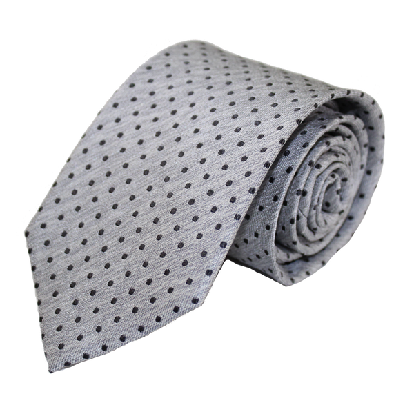 Grey Duck Silk Tie