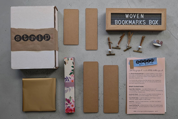 Torn Paper Art Craft Box