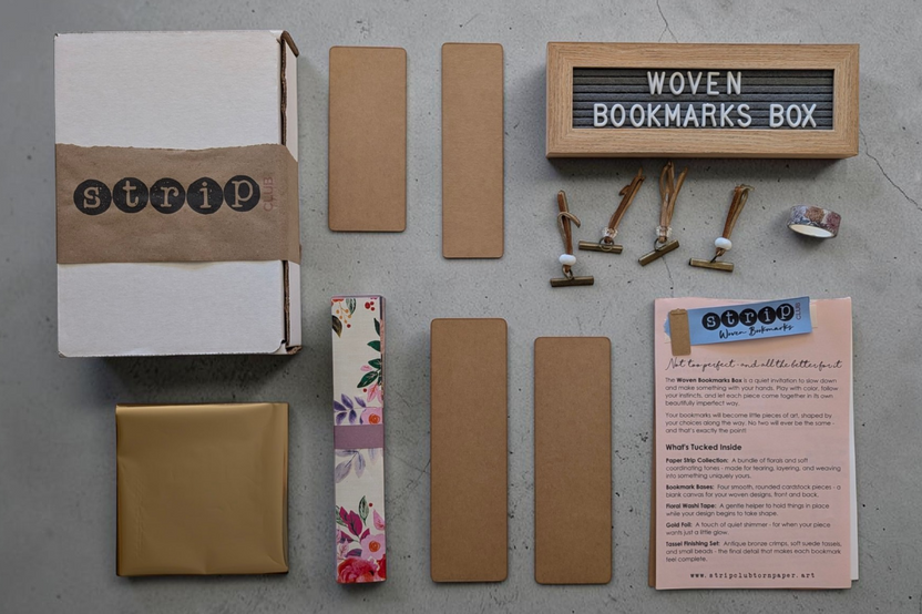 Torn Paper Art Craft Box