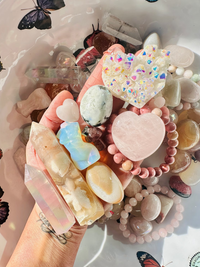 Mystery Crystal Box | TikTok Crystal Mystery Box - Crystal Confetti - Mystery Scoop - Mystery Crystal Candle Listing
