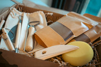 Clay Pottery Kit - Creative Escapes Kit with art supplies for painting, sculpting, and relaxing creative projects.