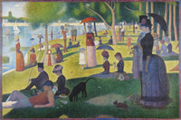 Georges Seurat's A Sunday on La Grande Jatte, the pointillist masterpiece featured in the December Art Club Monthly box