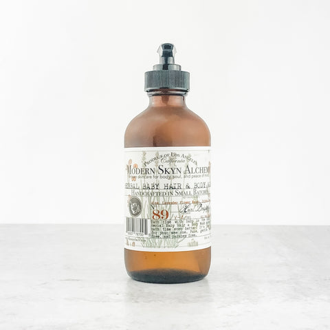 HERBAL BABY HAIR + BODY WASH (8 OZ.)
