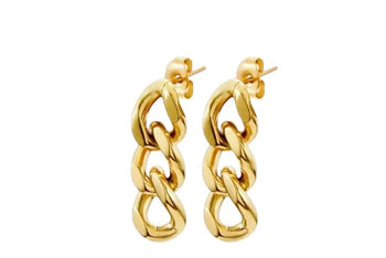 ARIA 14K Gold Chain Earrings