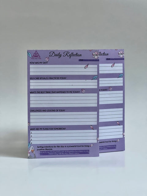 Daily Reflection Notebook by FEELING FAB,  Set of 2