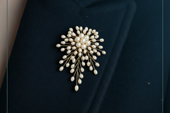 A pearl is a living jewelry. Handcrafted freshwater pearl brooch pendant. The 2025 trend for unique style. Say yes to one of a kind.
