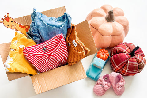 every box comes with a personalized note and toy plushie or book depending on your child's preference, we ensure to wash every piece