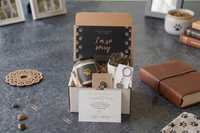Dog Memorial Gift Box - Pet Loss Sympathy Care Package with Live Succulent & Candle