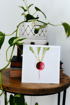Single Radish Any Occasion Card