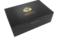 This elegant and spacious box is designed to add an extra layer of luxury to your gourmet gifts. 38x25x12 cm (14x9.5x4.5 inches)