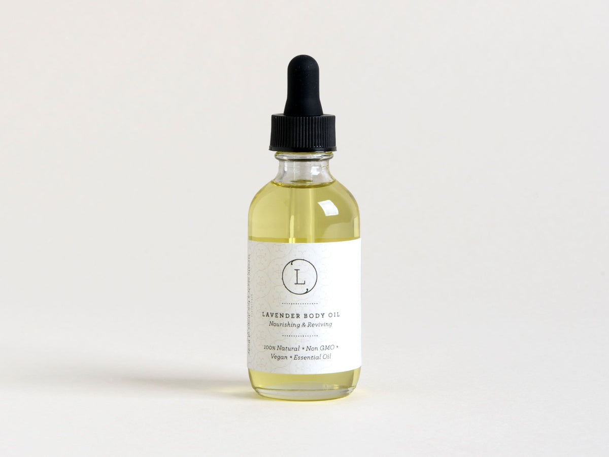 Lavender Body Oil, Natural Moisturizing Body Oil