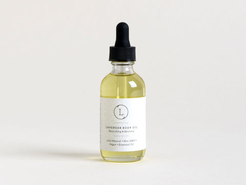 Lavender Body Oil, Natural Moisturizing Body Oil