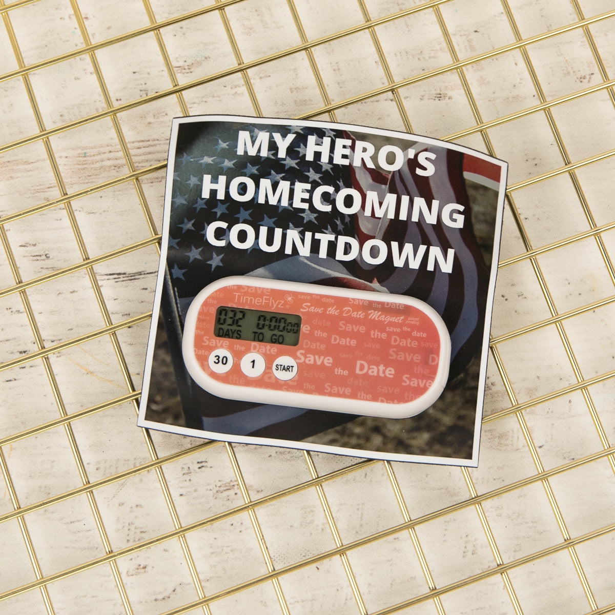 Save the Date Countdown Timer with Magnet - Cratejoy