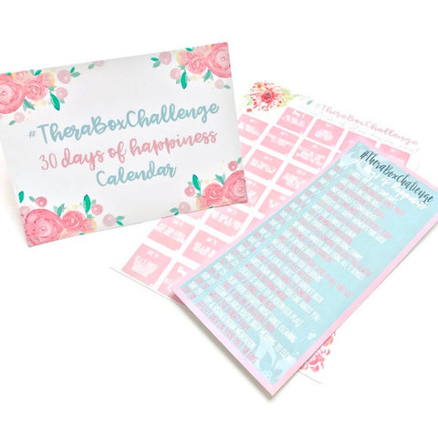 30 Days of Happiness Calendar + Card - PDF VERSION ONLY