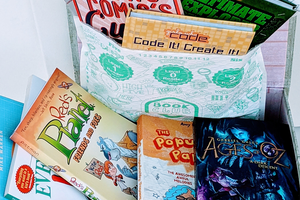 Young Reader Starter Pack For Ages 3-12 year old - Lot of 10 Books personalized by age/grade for boys and girls