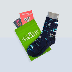 Whale Watching Sock - Men's