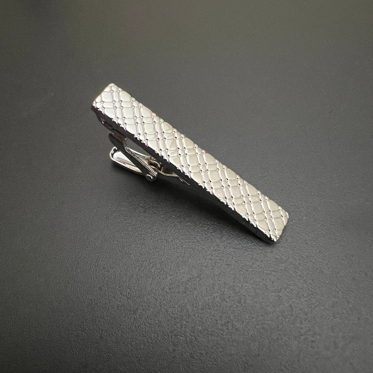 1.75" Tie Bar - Top Brass Silver