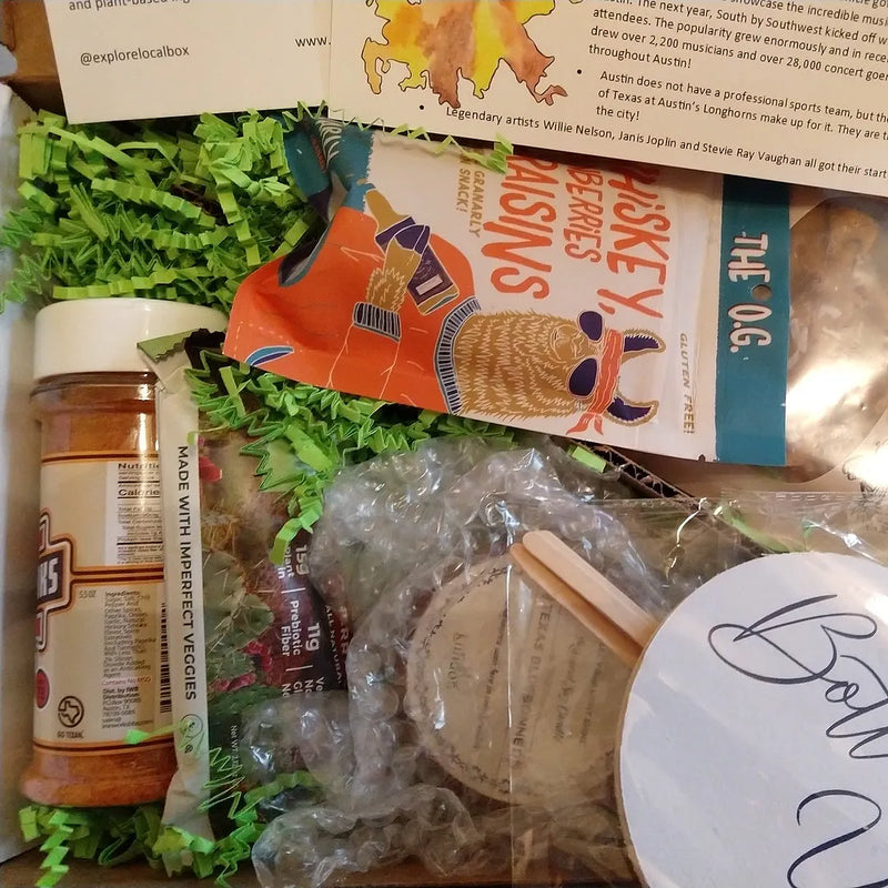 Explore Local Box monthly US travel-themed subscription with locally made goods