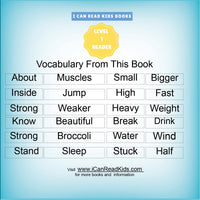 Human Body Homeschool Muscles I Can Read Books Level 1 (I Can Read Kids Books Book 6)