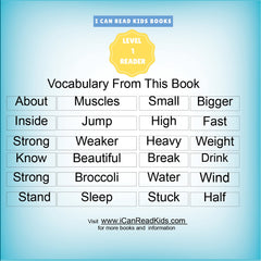Human Body Homeschool Muscles I Can Read Books Level 1 (I Can Read Kids Books Book 6)