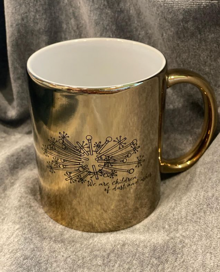 Natasha Pierre and the Great Comet of 1812 Musical inspired Red or Gold Mug - Great Comet Chandelier - We are Children of Dust and Ashes