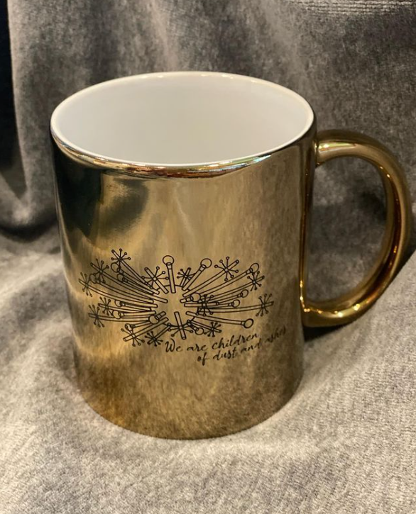 Natasha Pierre and the Great Comet of 1812 Musical inspired Red or Gold Mug - Great Comet Chandelier - We are Children of Dust and Ashes