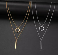 ALPHA Tarnish-free Gold|Silver Layered Necklace